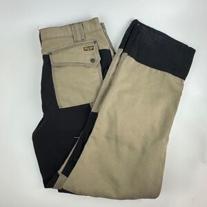 Blaklader Heavy Workwear 36/34 Cordura Bellowed Tool Pockets Tan Black